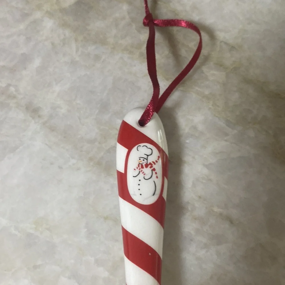 Williams Sonoma set of 4 Snowman Spoons